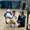 Basishtha polcie helps flood affected 